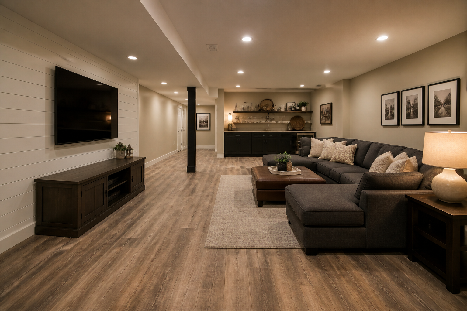 Basement remodel