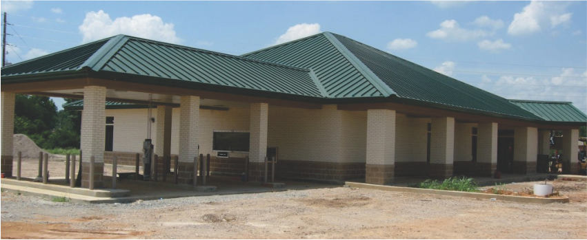 Industrial flat roof system